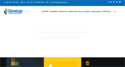 Desktop Screenshot of geotop.com.pe